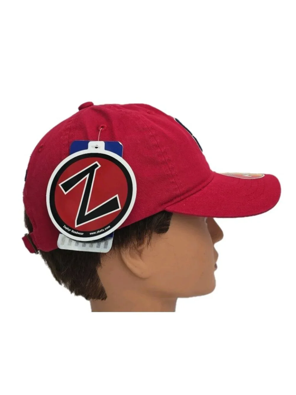 LA Clippers NBA Logo Fan Apparel KIDS Red Hat Cap Zephyr Adjustable NWT